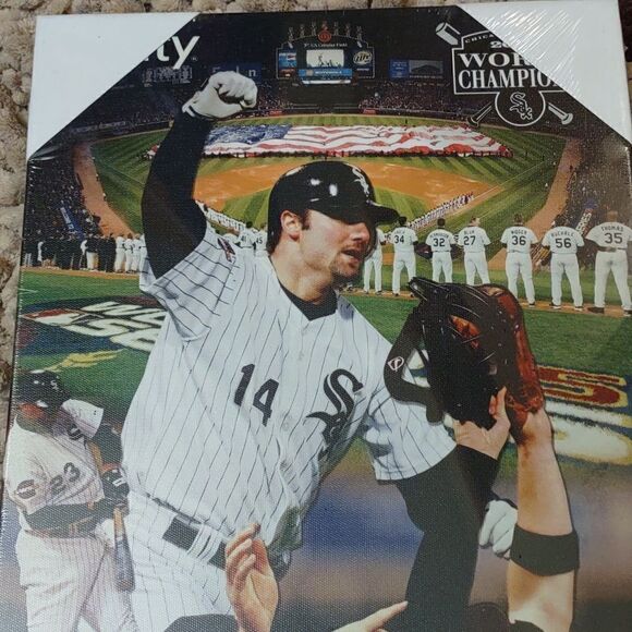 New Chicago White Sox Baseball 2005 World Series Champions Canvas Canvas Picture - Picture 2 of 9